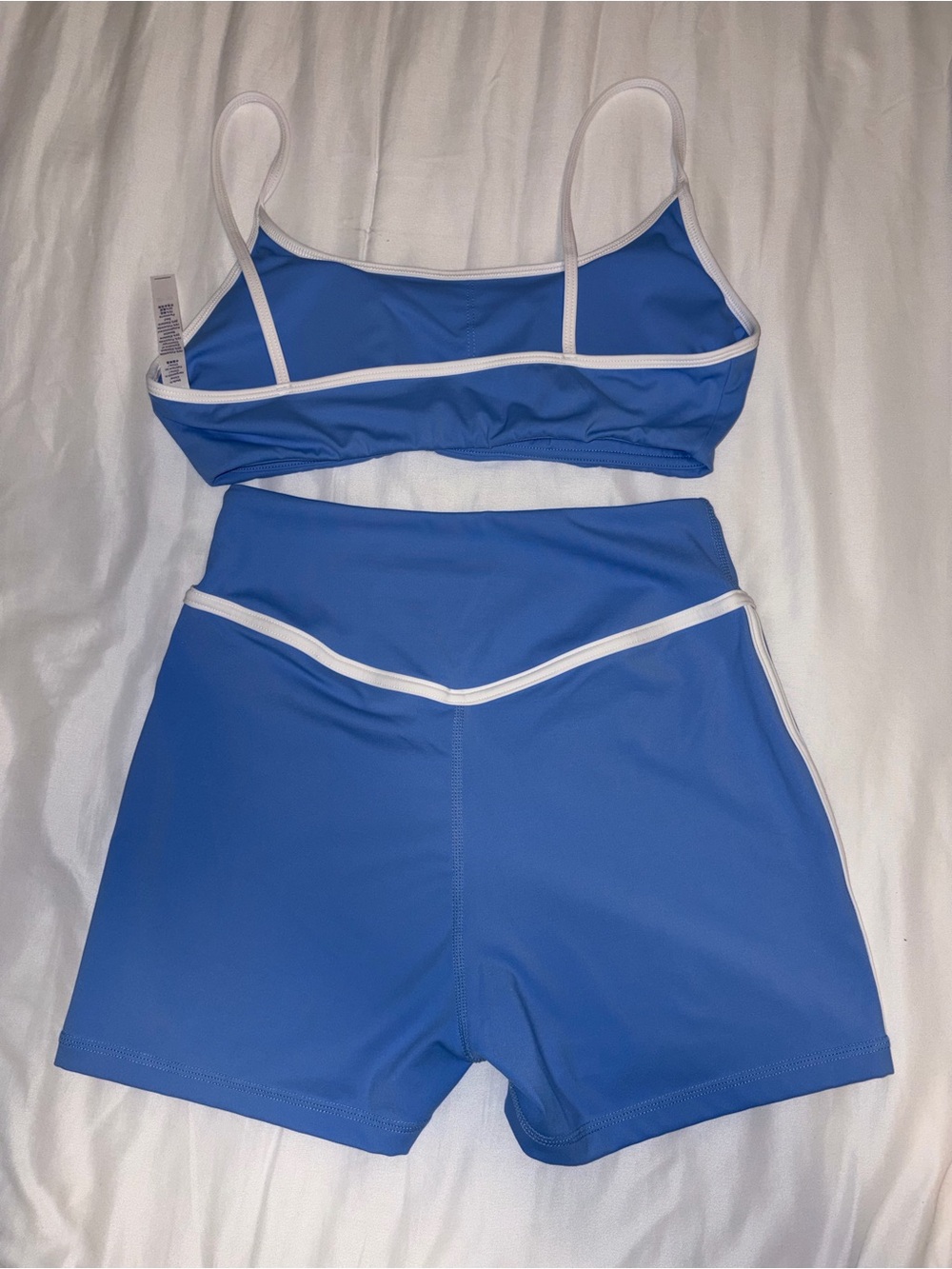 Blue Two-Piece Athletic Set. - Picture 2 of 4